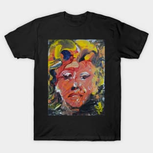 Abstract Expressionist Marilyn Face 411 T-Shirt